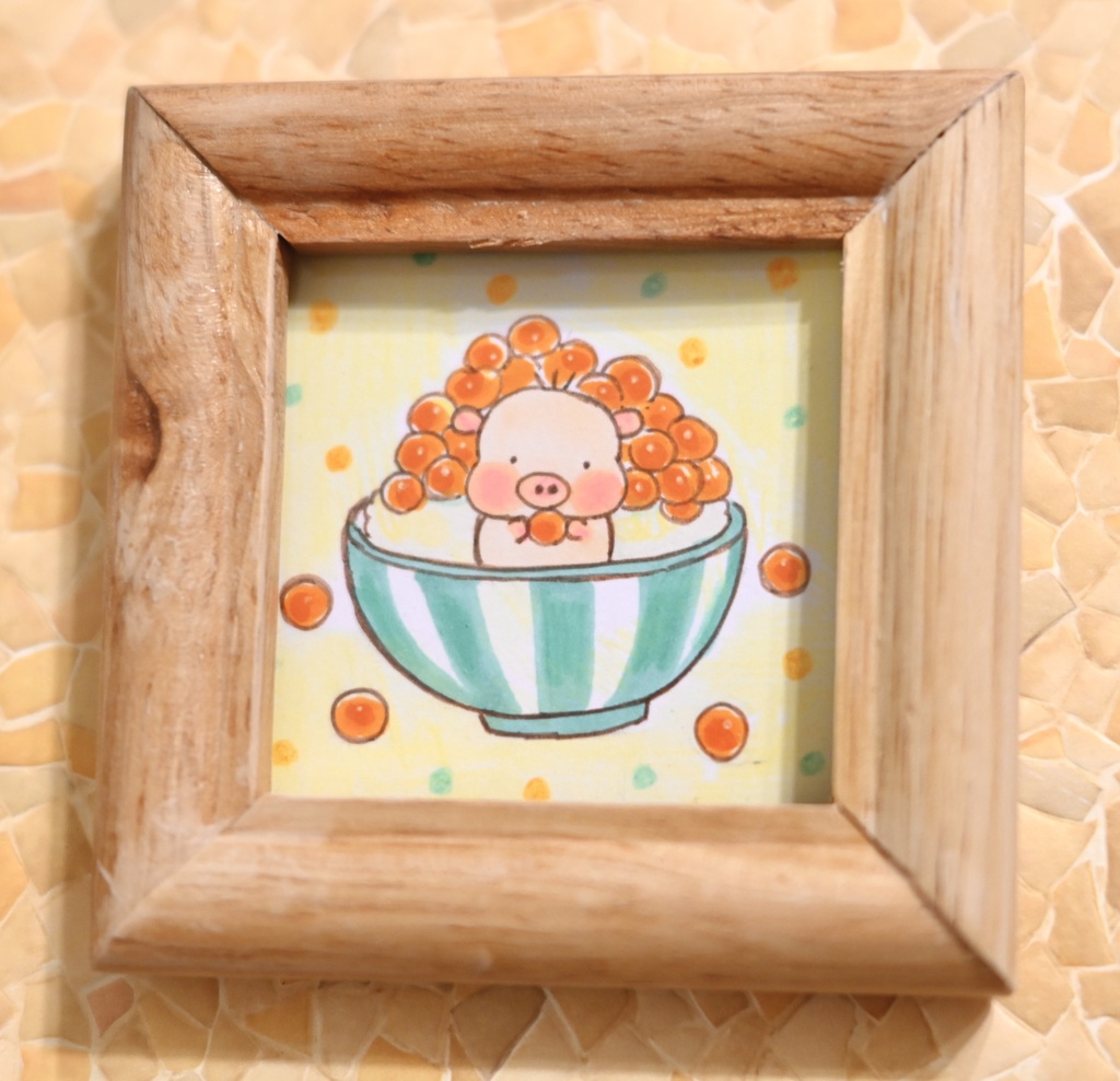 【ミニ原画】いくら丼