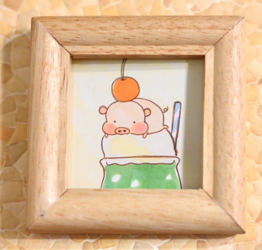 【ミニ原画】メロンソーダ