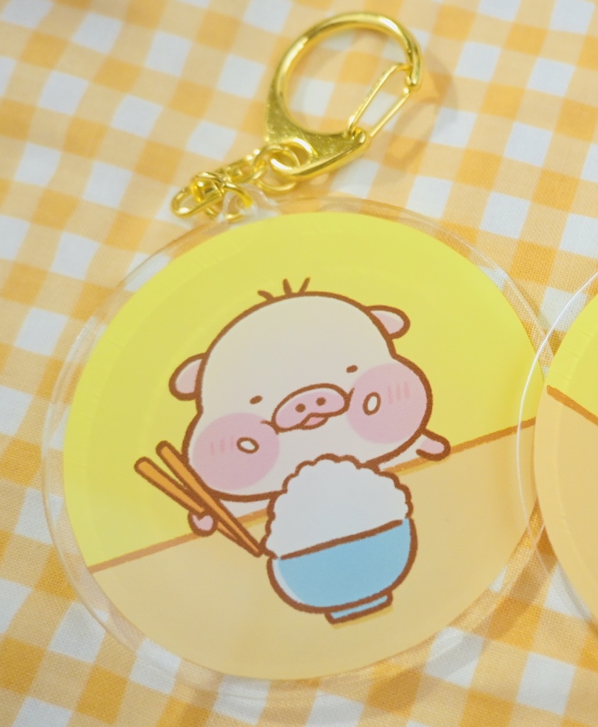 ごはん派　アクリルキーホルダー