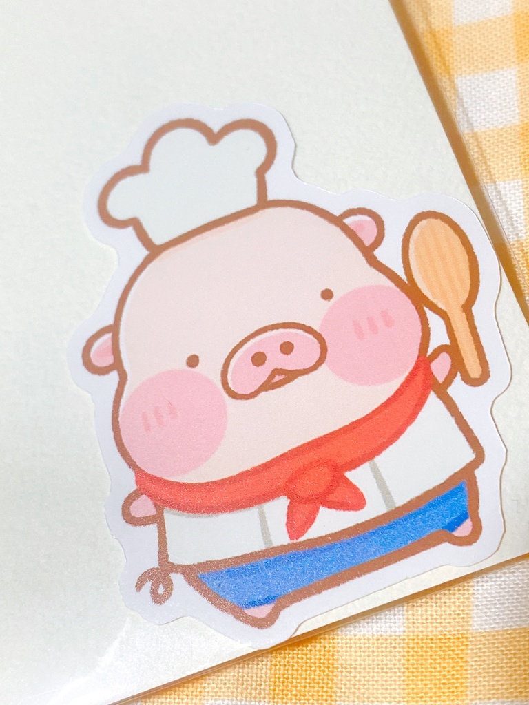 コックさんステッカー