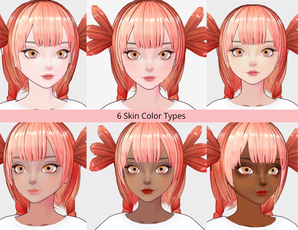 Realistic vroid skin