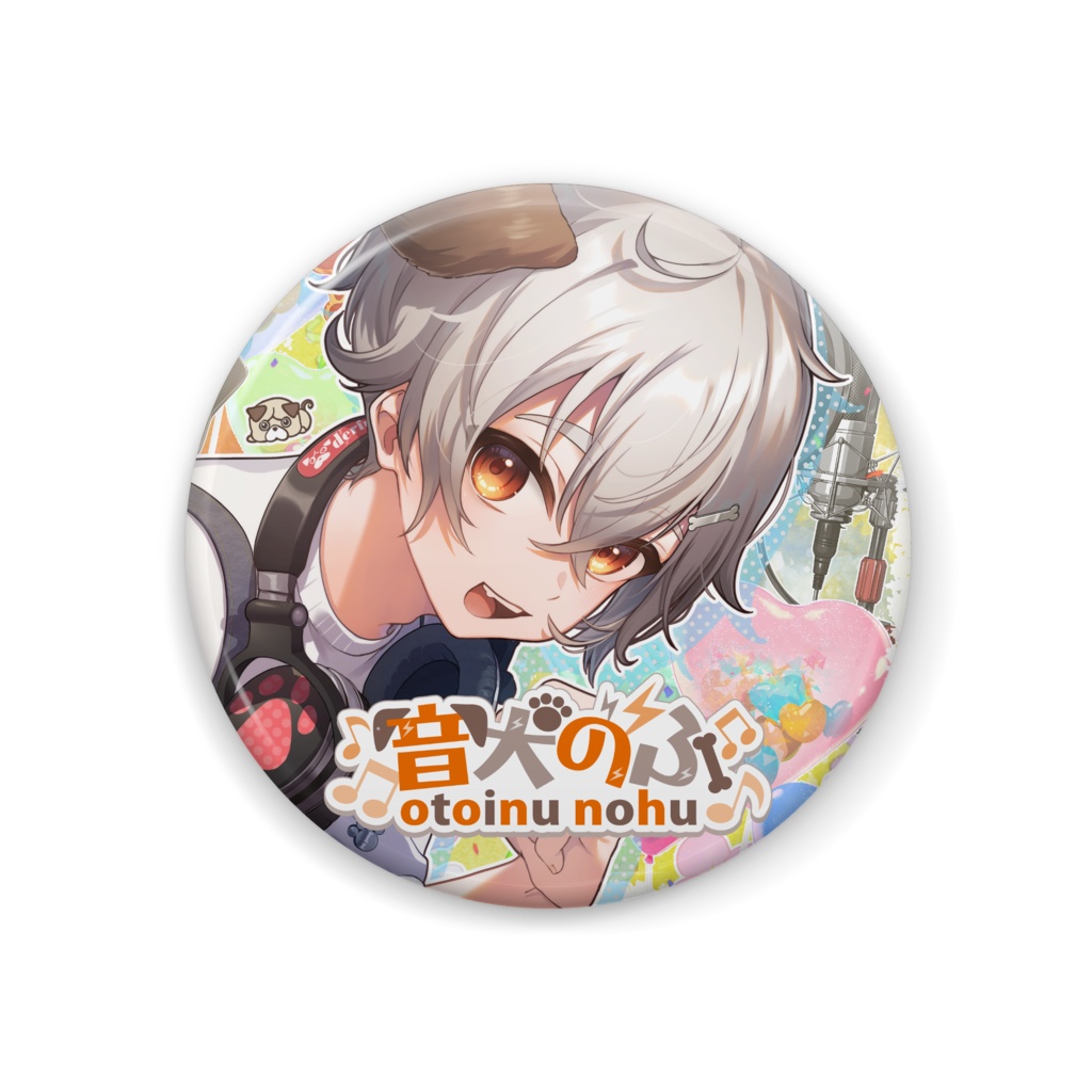 【三周年記念グッズ】愛言葉缶バッジ