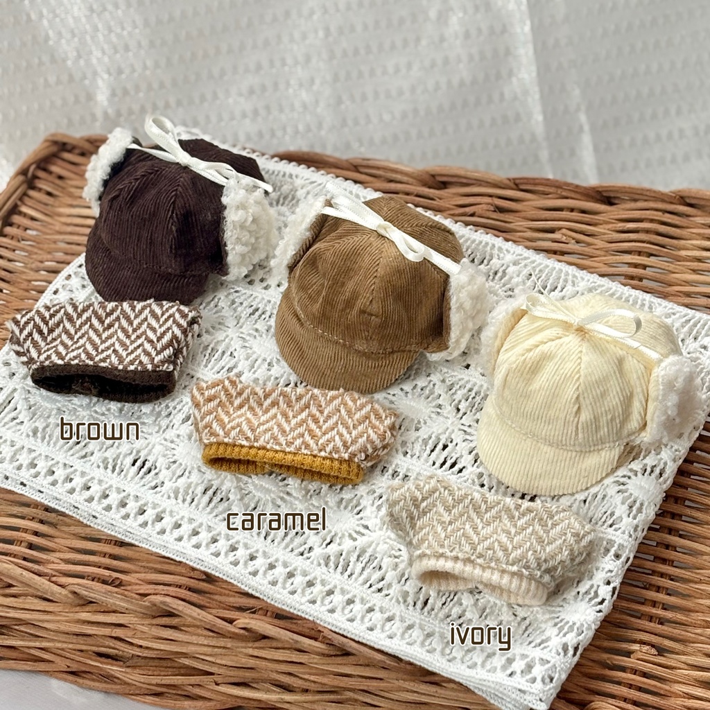 ふわふわフライトキャップset 8cmぬい