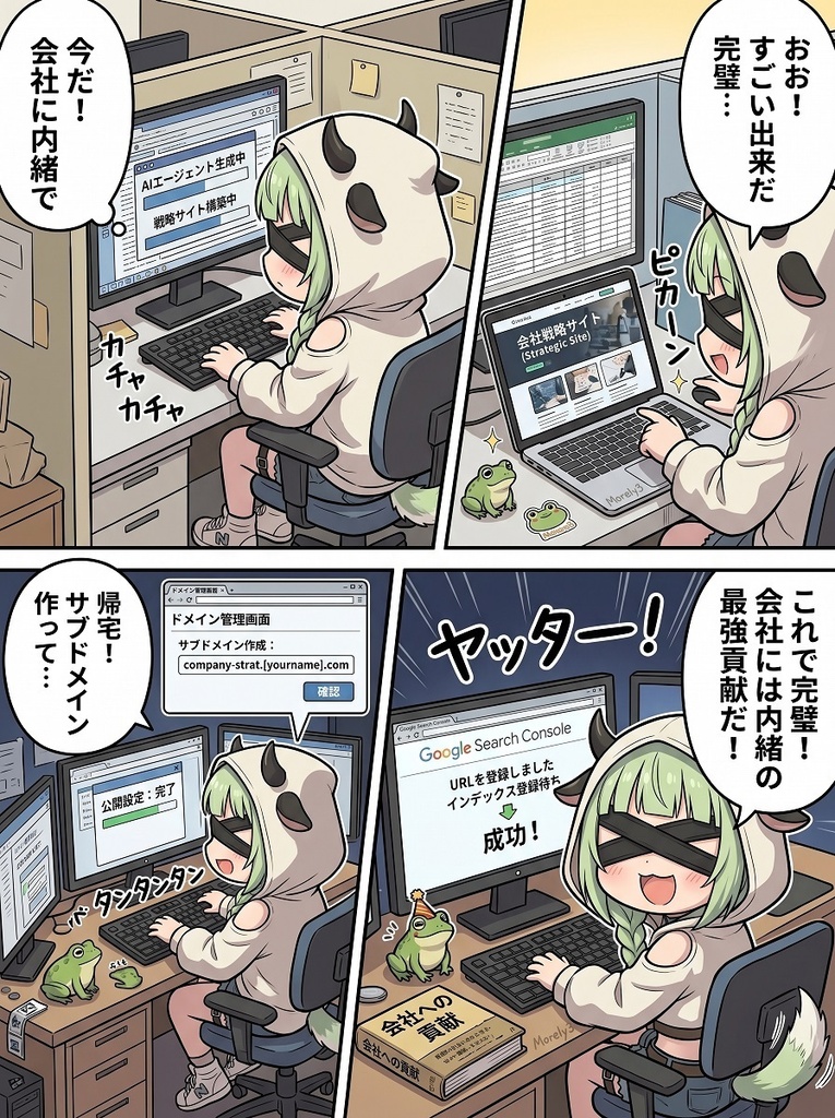 ◆期間限定無料◆4コマ漫画】目隠し悪魔っ子「冴木さん」の日常~Vol.1~