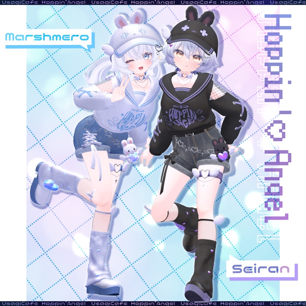 【キプフェル&まめひなた追加!】🐰ʚHoppin'♡Angelɞ🐰 -10Avatar-
