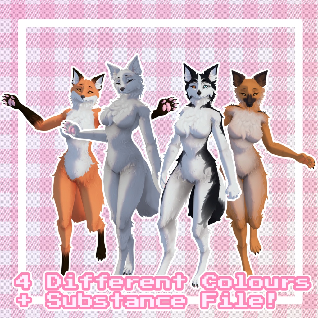 Candice! [Vrchat Model!] - FlurryPuff - 2/5
