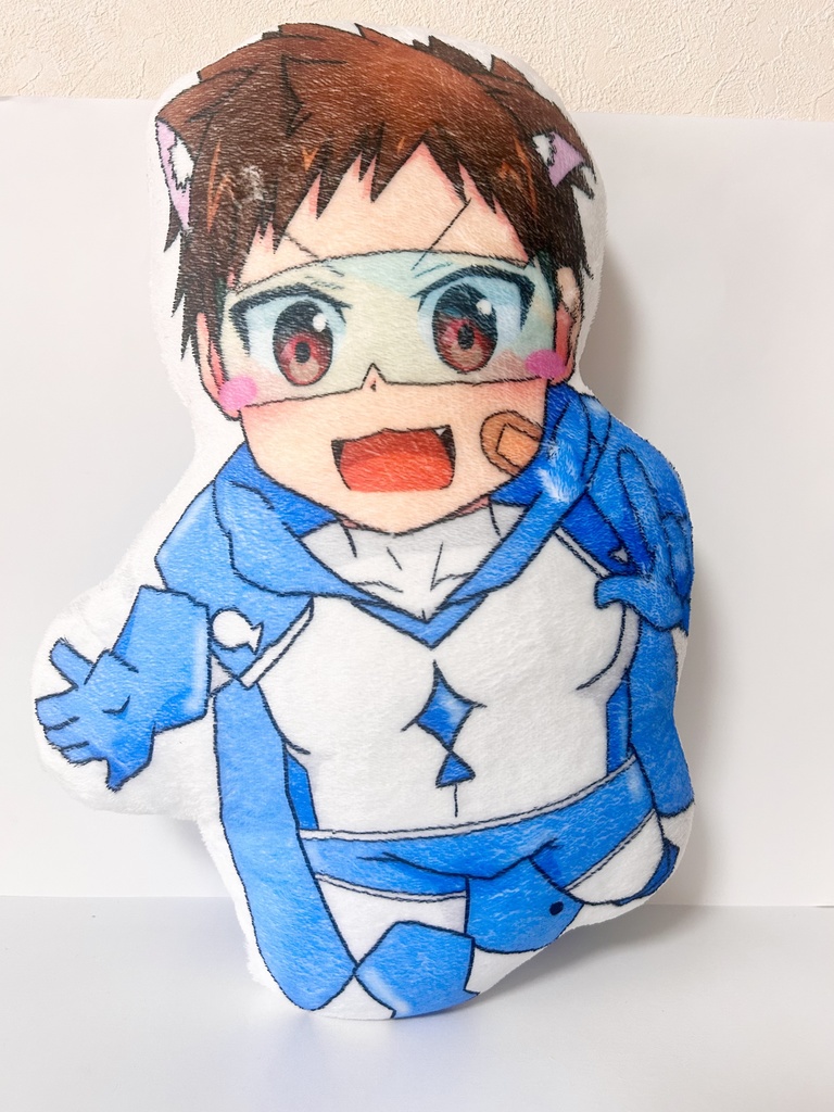 お家で一緒!ぬこヒーロー〈クッション〉