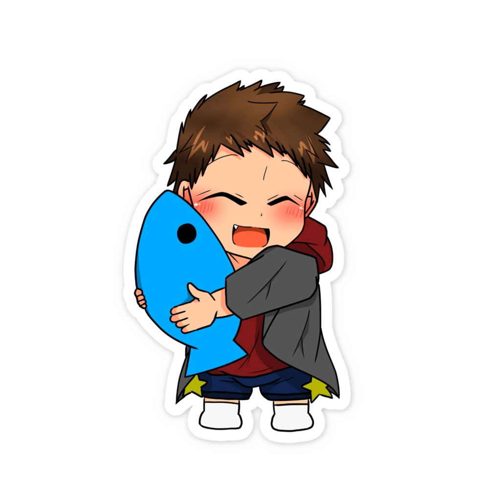 ペタッと!ししゃも。〈ステッカー〉