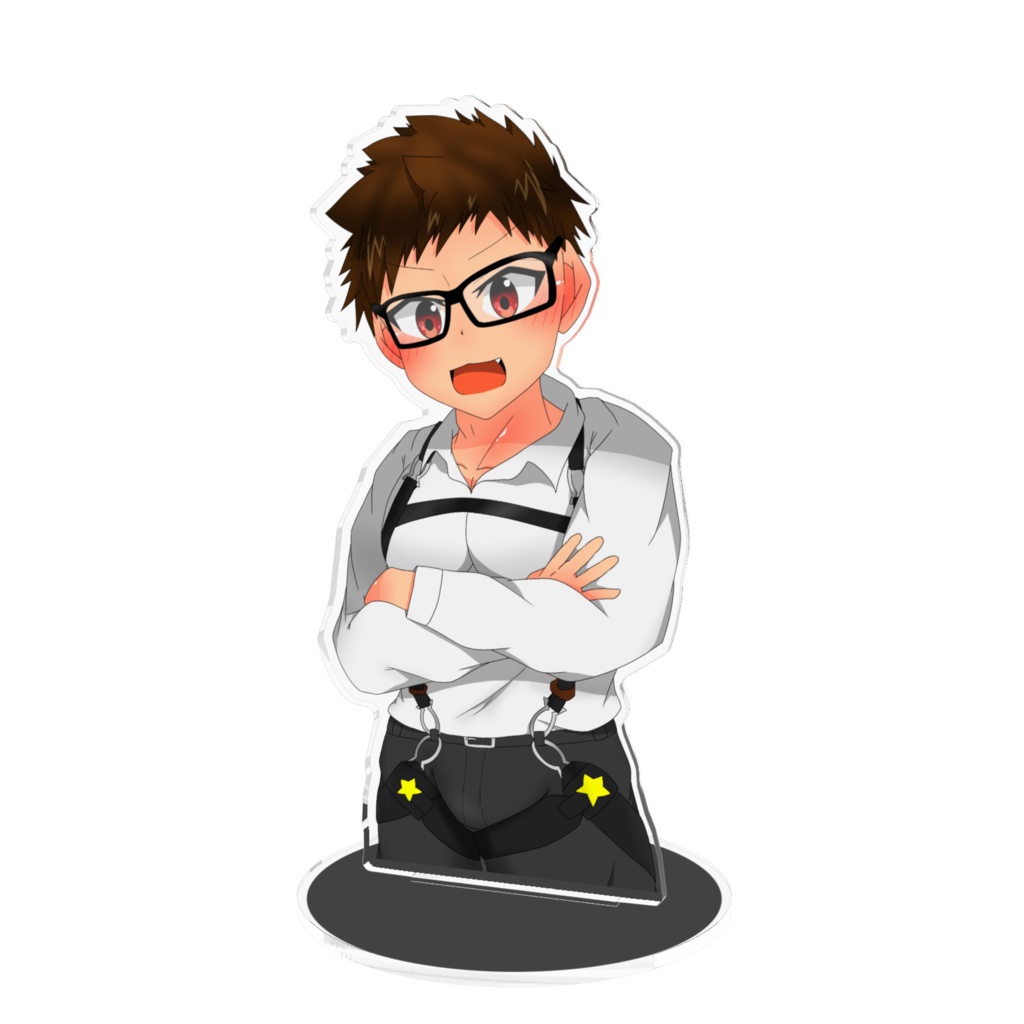 【活動4周年記念】スパイ衣装ししゃも。〈アクリルフィギュア〉