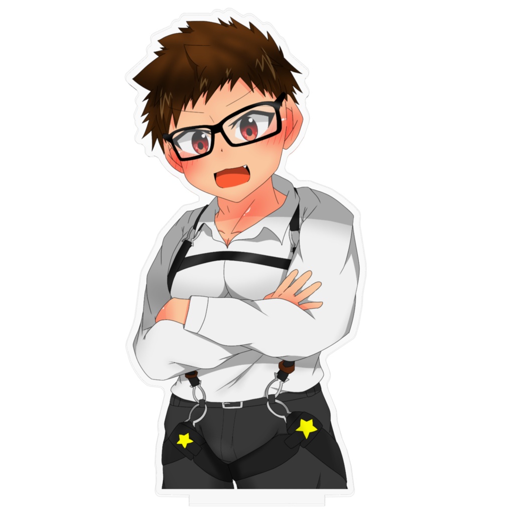 【活動4周年記念】スパイ衣装ししゃも。〈アクリルフィギュア〉