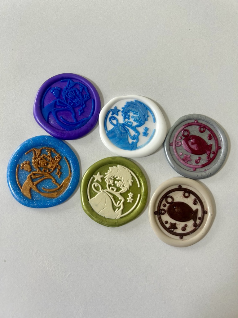 【期間販売】しゃもの手作り!〈オリジナルシーリングワックス3種類&ポストカード〉