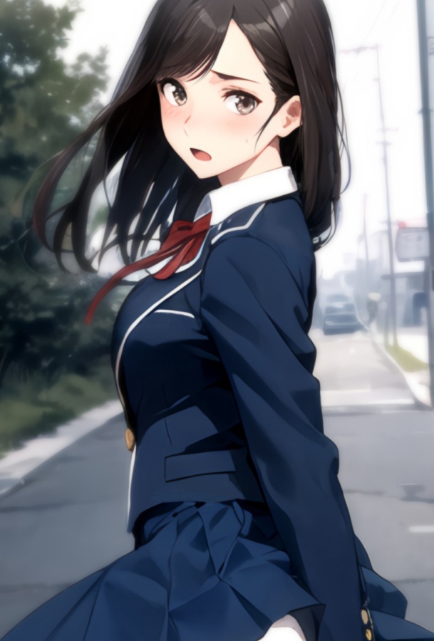 スカート舞い上がる!NEW