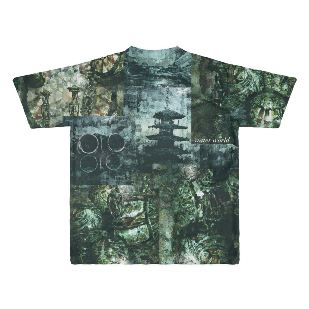 深海グラフィックシャツ
