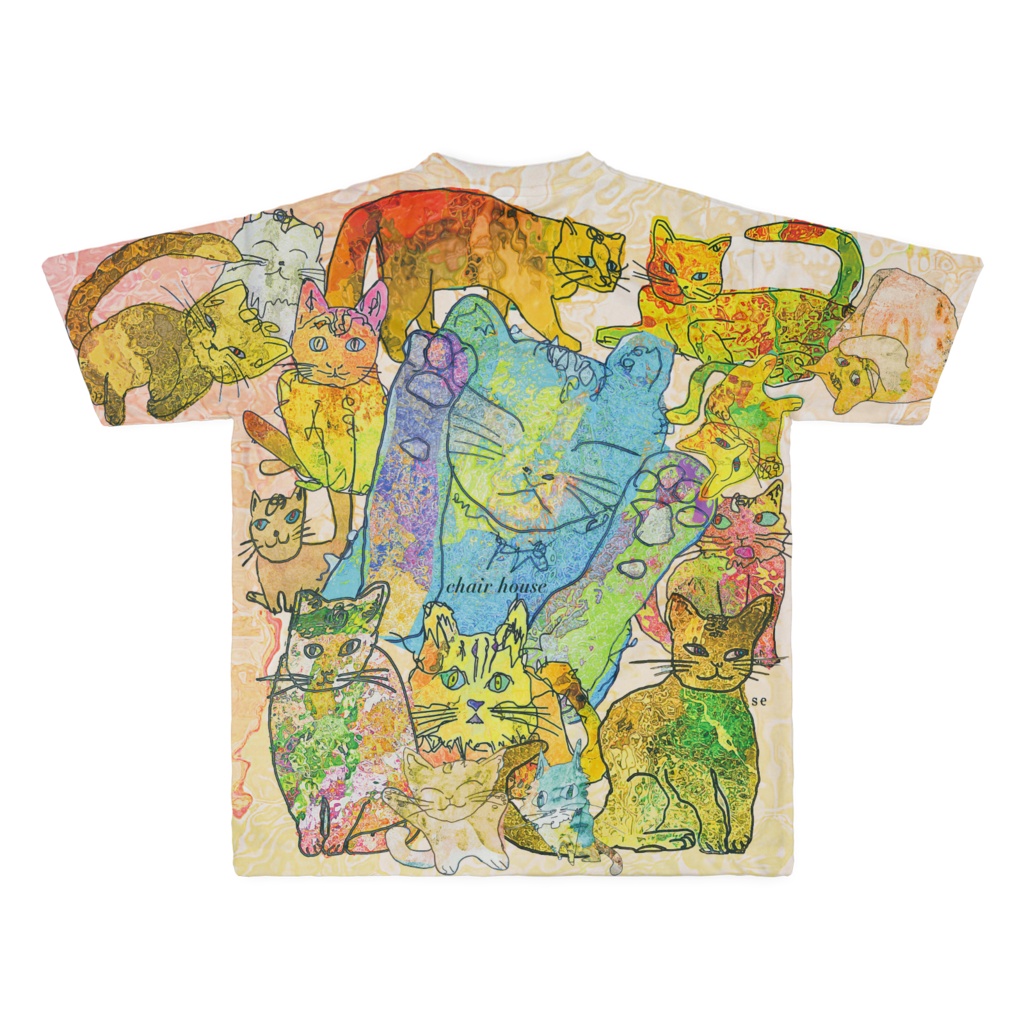 へたねこオールスターTシャツ