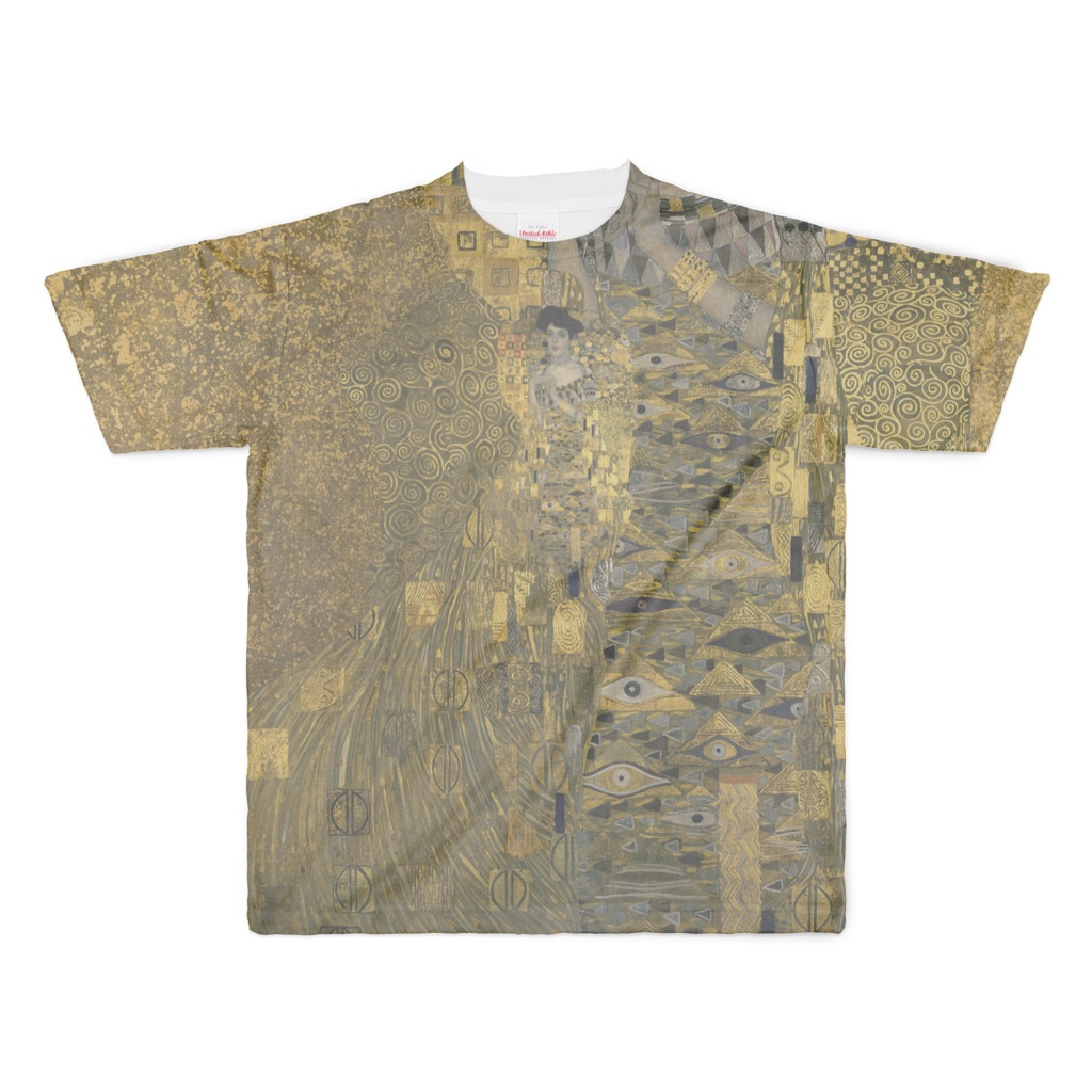 クリムト-アデーレ・ブロッホ=バウアーの肖像-アートTシャツ