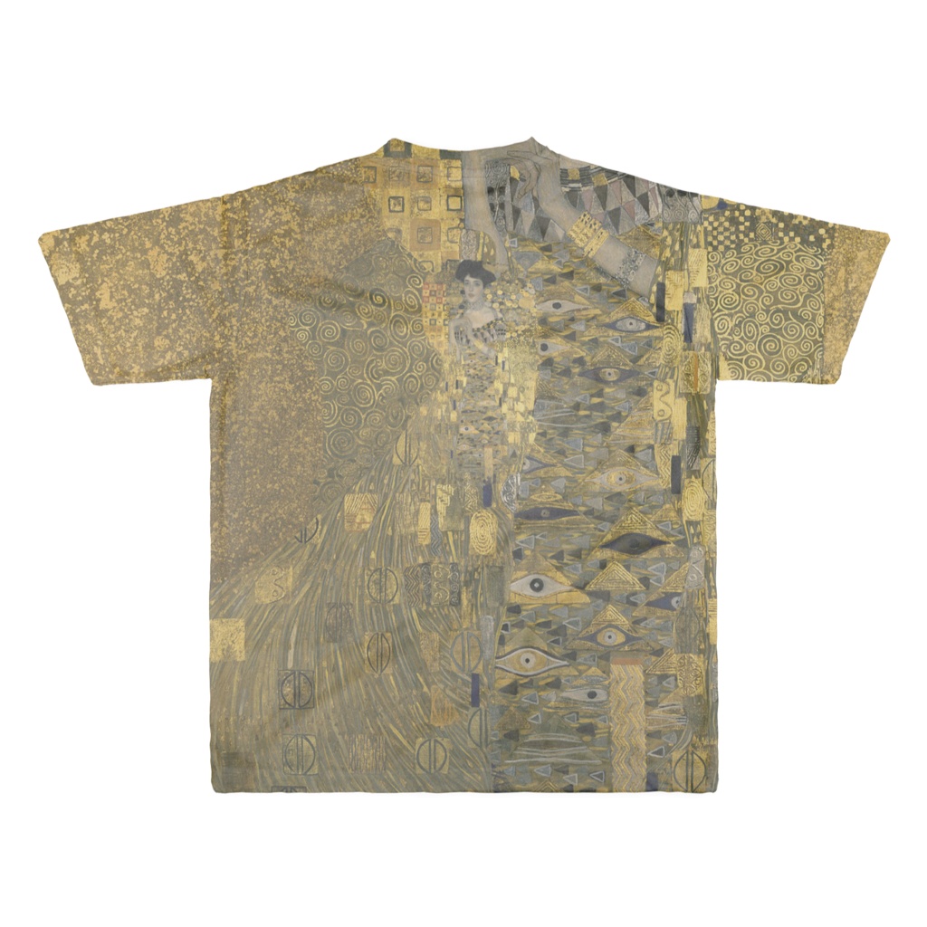 クリムト-アデーレ・ブロッホ=バウアーの肖像-アートTシャツ