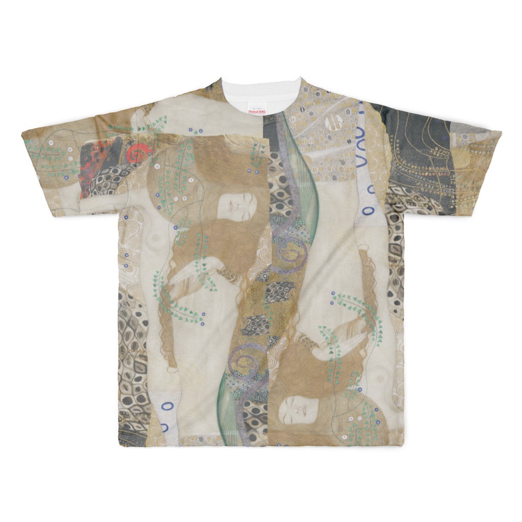 クリムト - 水蛇 - アートTシャツ