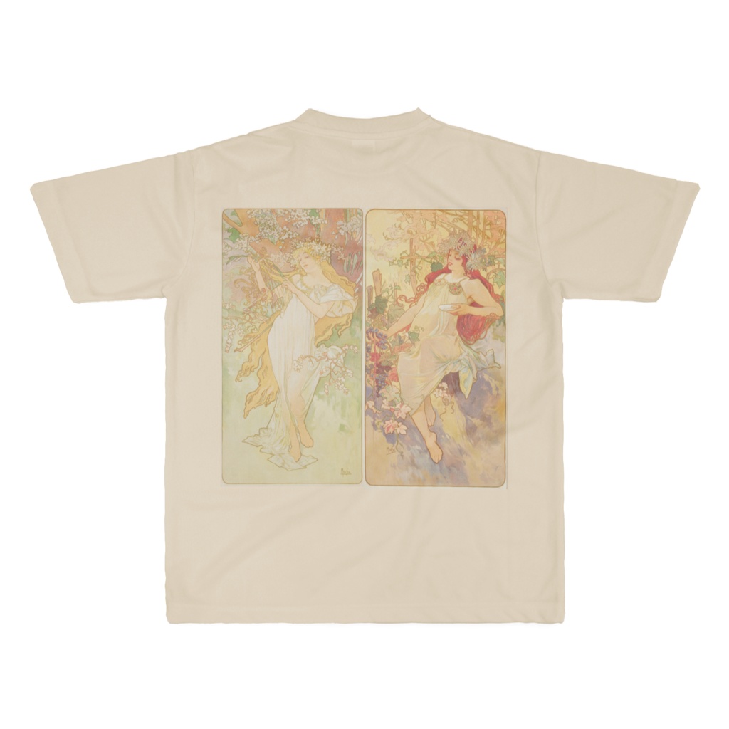 ミュシャ - ジスモンダ - アートTシャツ