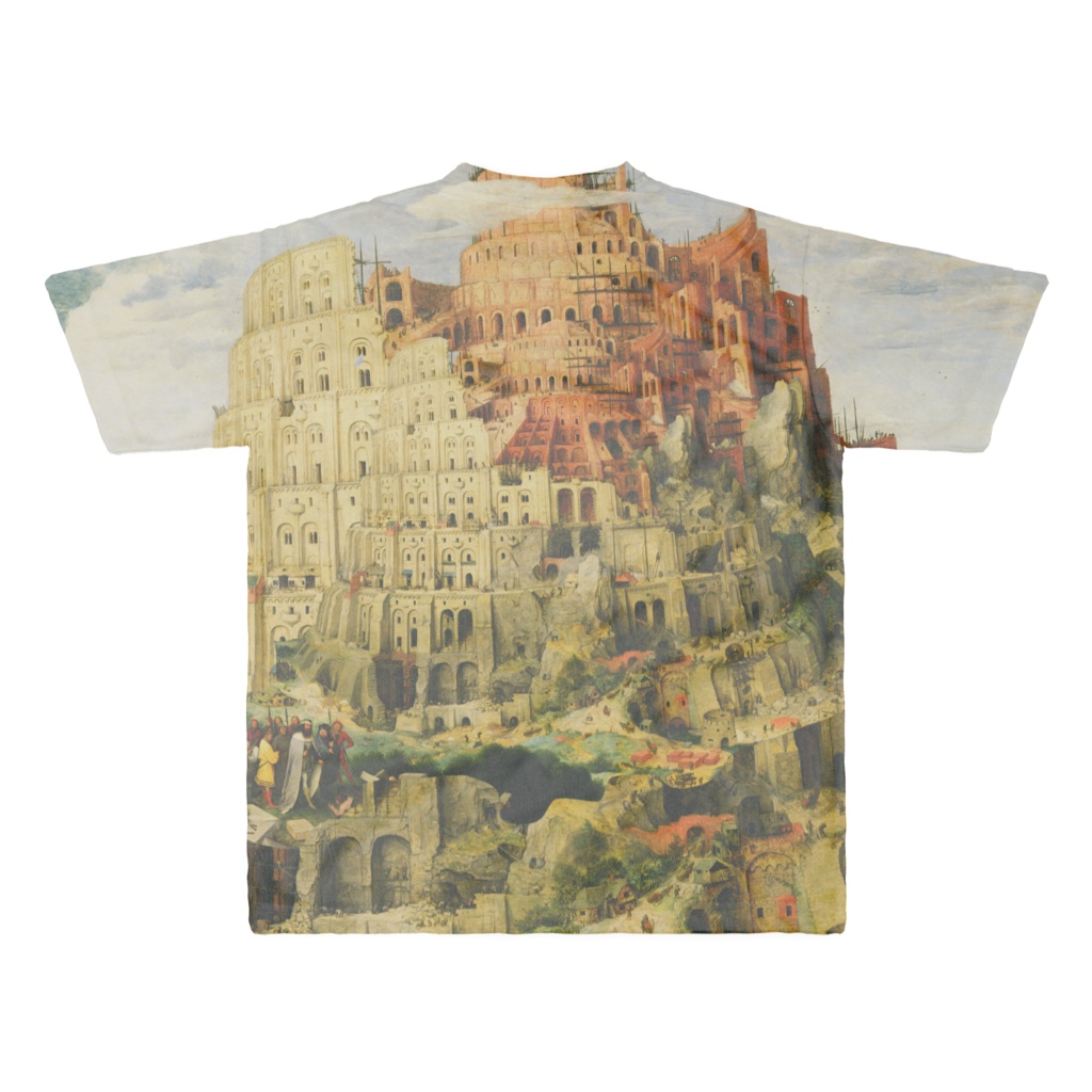ブリューゲル - バベルの塔 - アートTシャツ