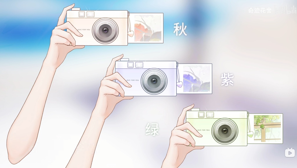 【VTS動くアイテム】ときめきの一瞬・チェキカメラ|撮影アニメーション機能|写真差し替え可能|使い方チュートリアル付き|Live2Dアイテム