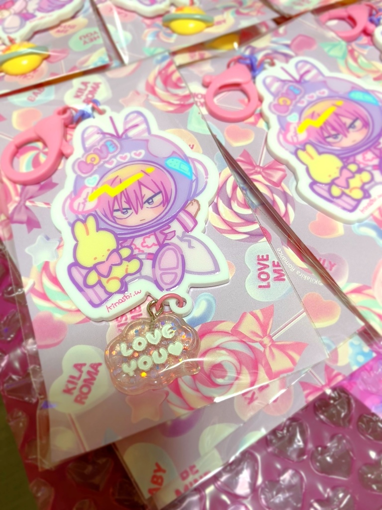 2.ピンクくんアクキー