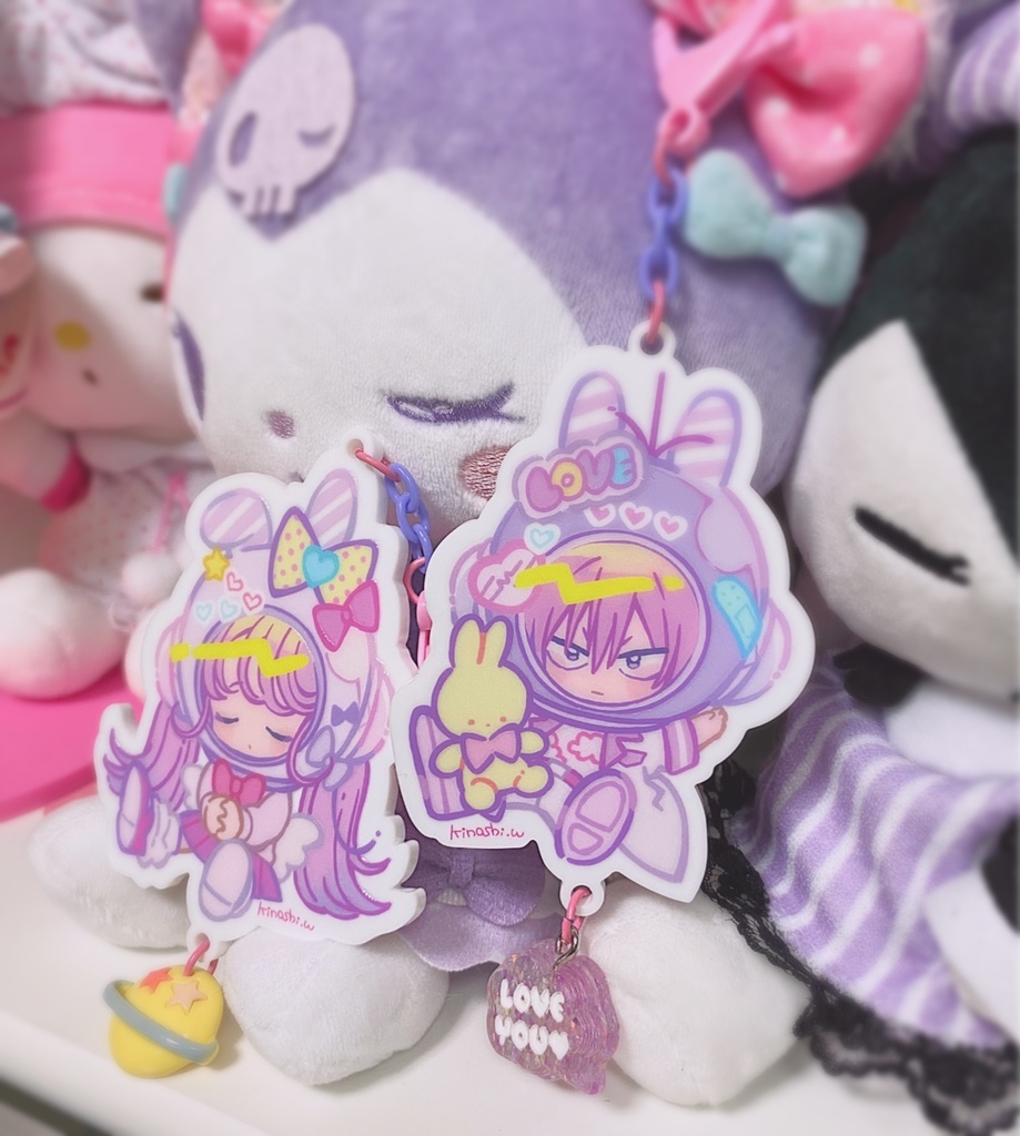 2.ピンクくんアクキー