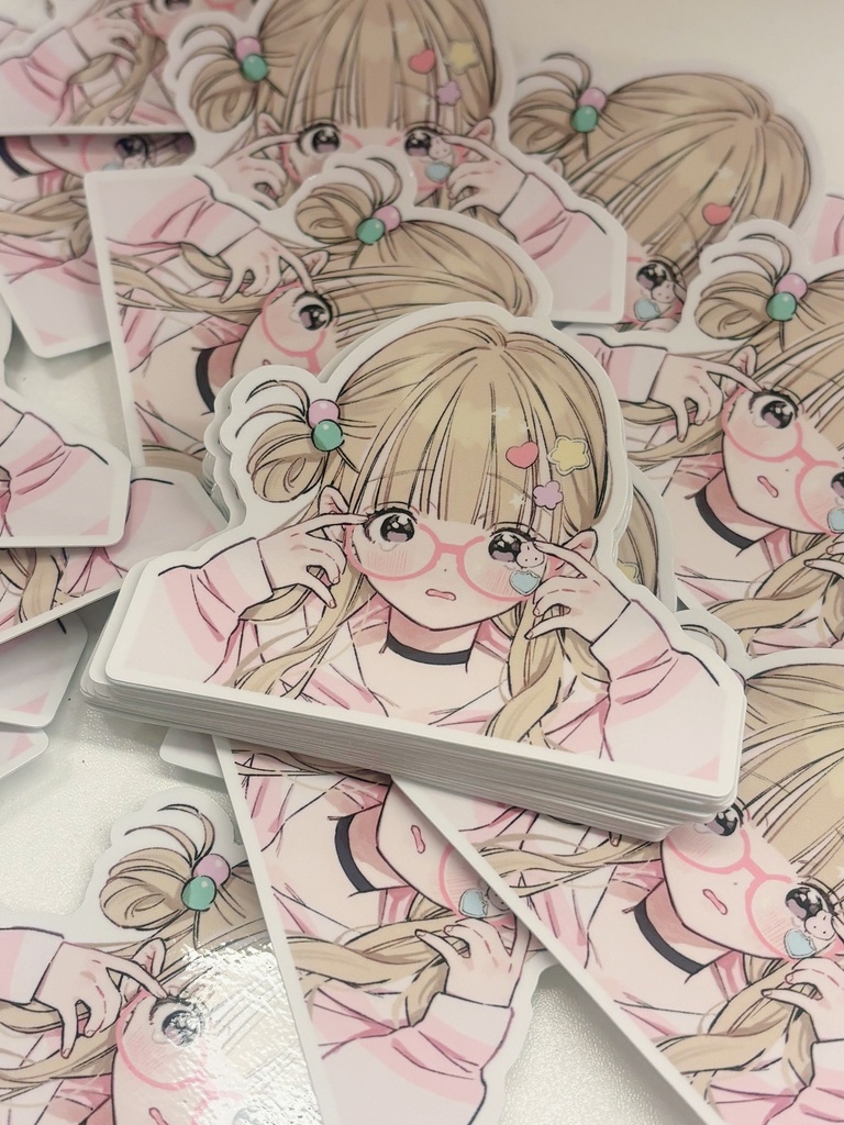 ⋆⸜𝐧𝐞𝐰⸝⋆ステッカー(気弱ギャルちゃん)