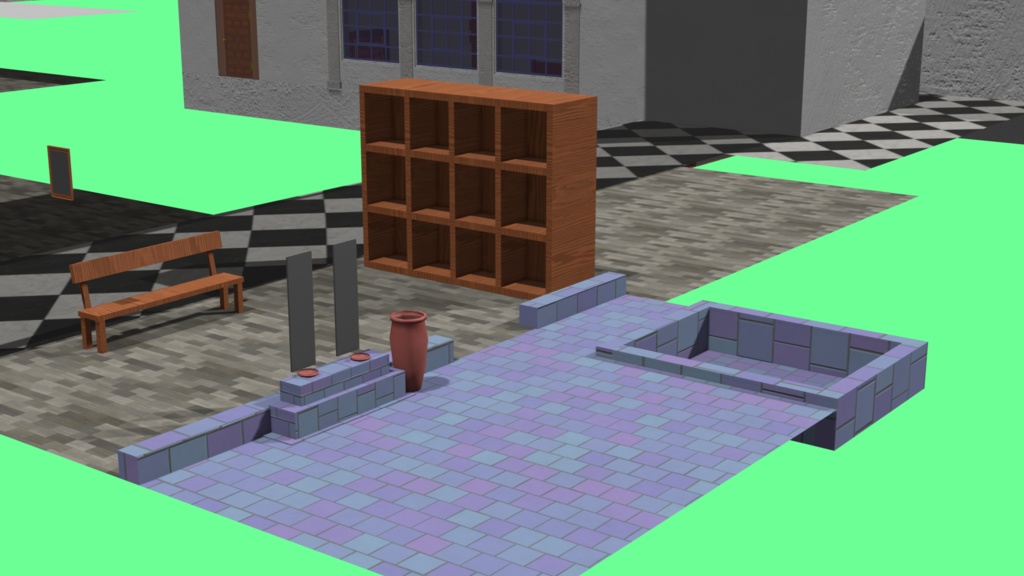 【Blender】時告げ砦/TheTimeTellingFortress