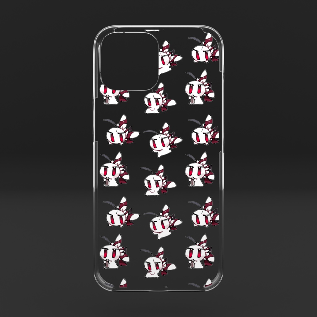 クリアスマホカバー【白ハゲ】by水綿