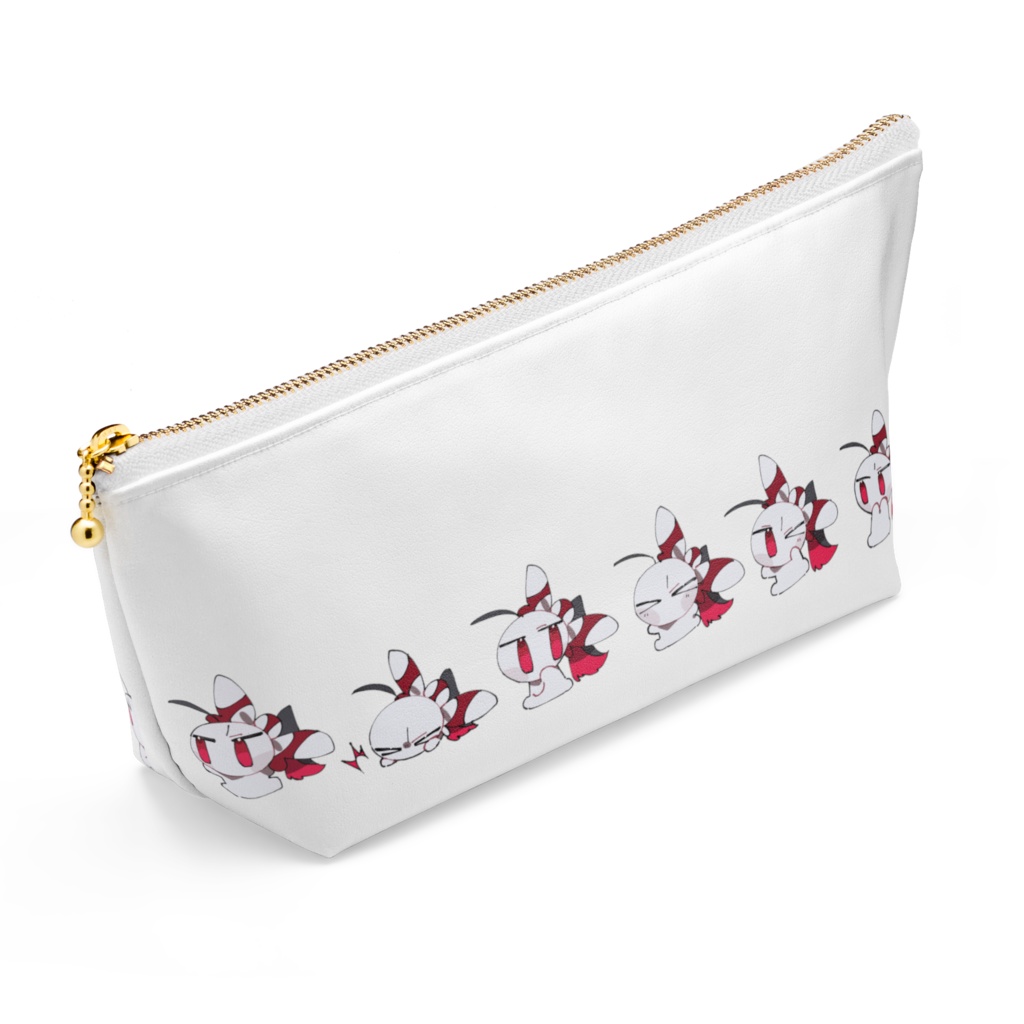 ポーチ【白ハゲ】by水綿