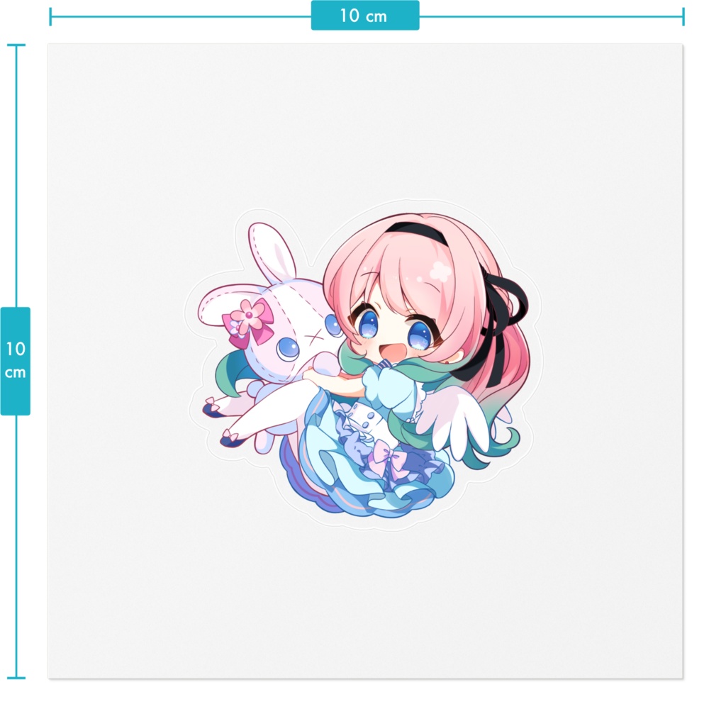 ねむい天使ステッカー