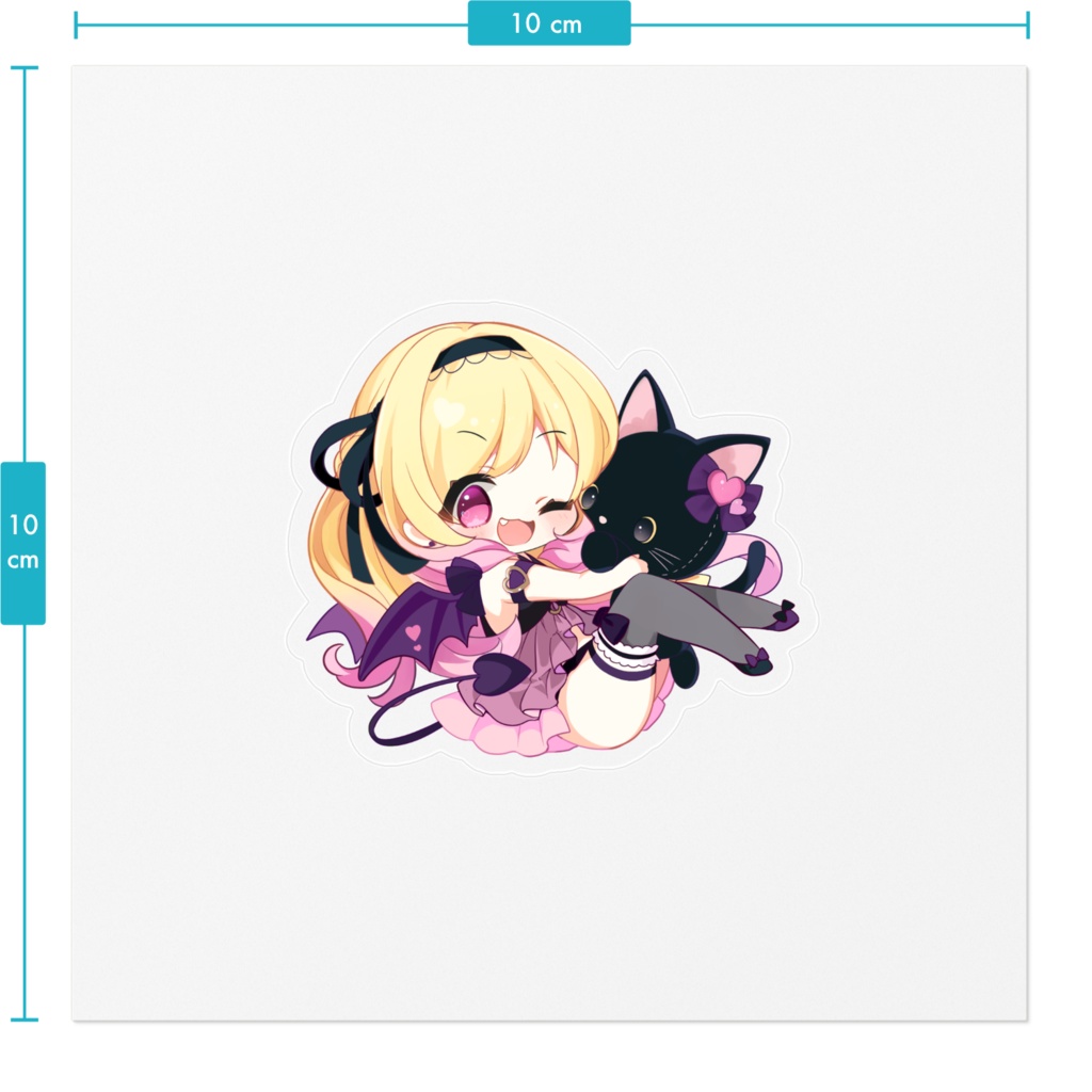 悪魔ねむいステッカー