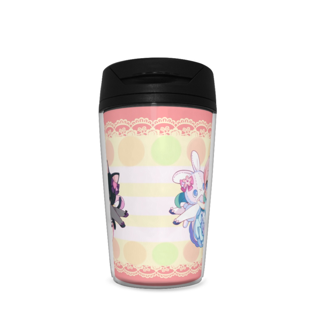 ねむいタンブラー(背景あり)