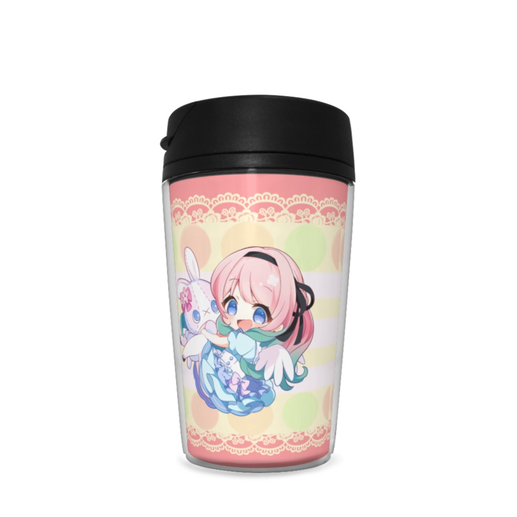 ねむいタンブラー(背景あり)