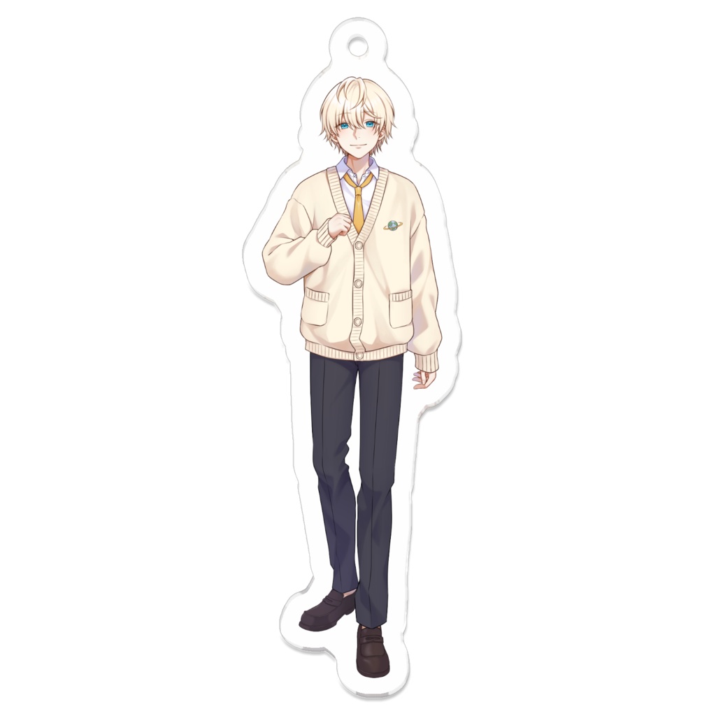 わーるど。のアクリルキーホルダー〈全4種〉【1周年記念立ち絵】
