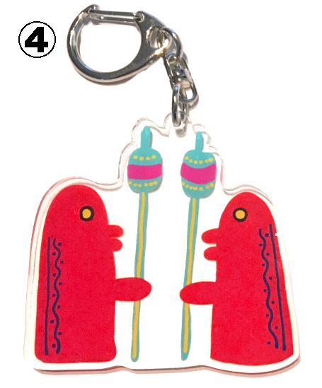 テトナフレンズ アクリルキーホルダー6種