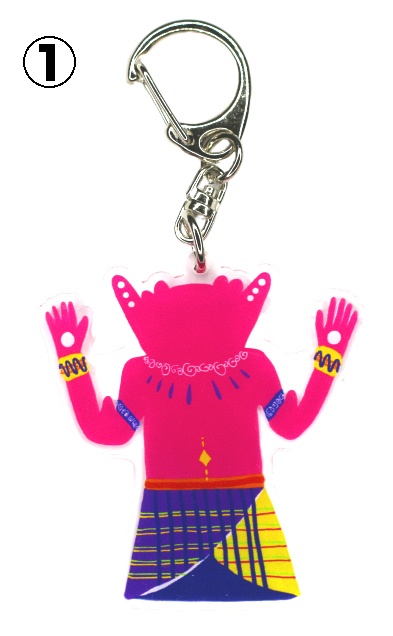 テトナフレンズ アクリルキーホルダー6種