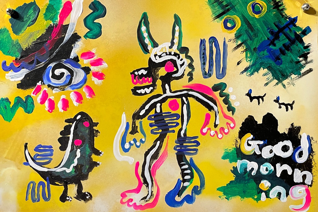 原画「good morning」