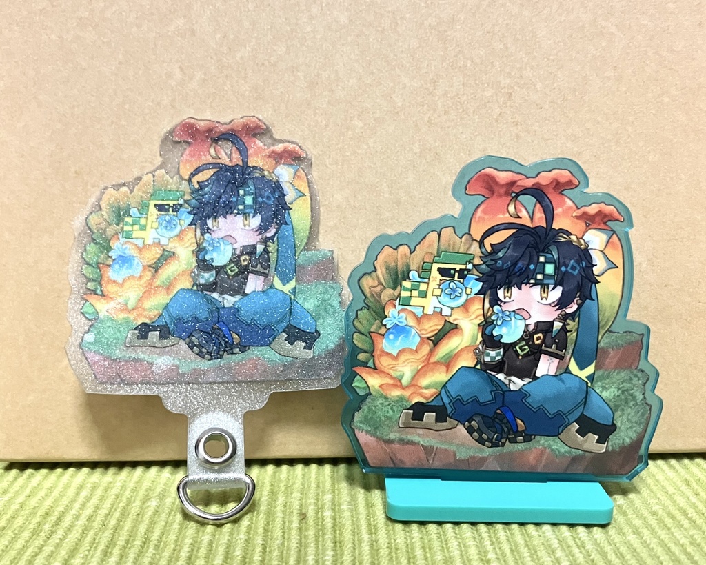 キィニチ&アハウ アクリルスタンド、スマホホルダー