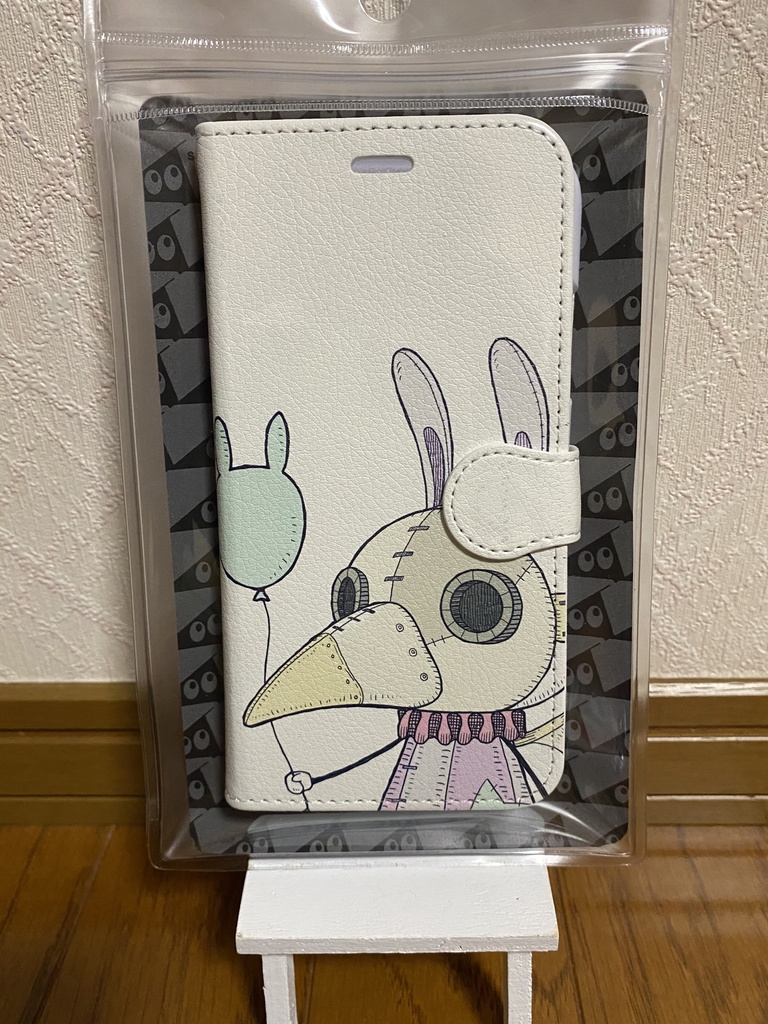 手帳型スマホケース スチパンうさぎ Iphone11用 Shika Booth