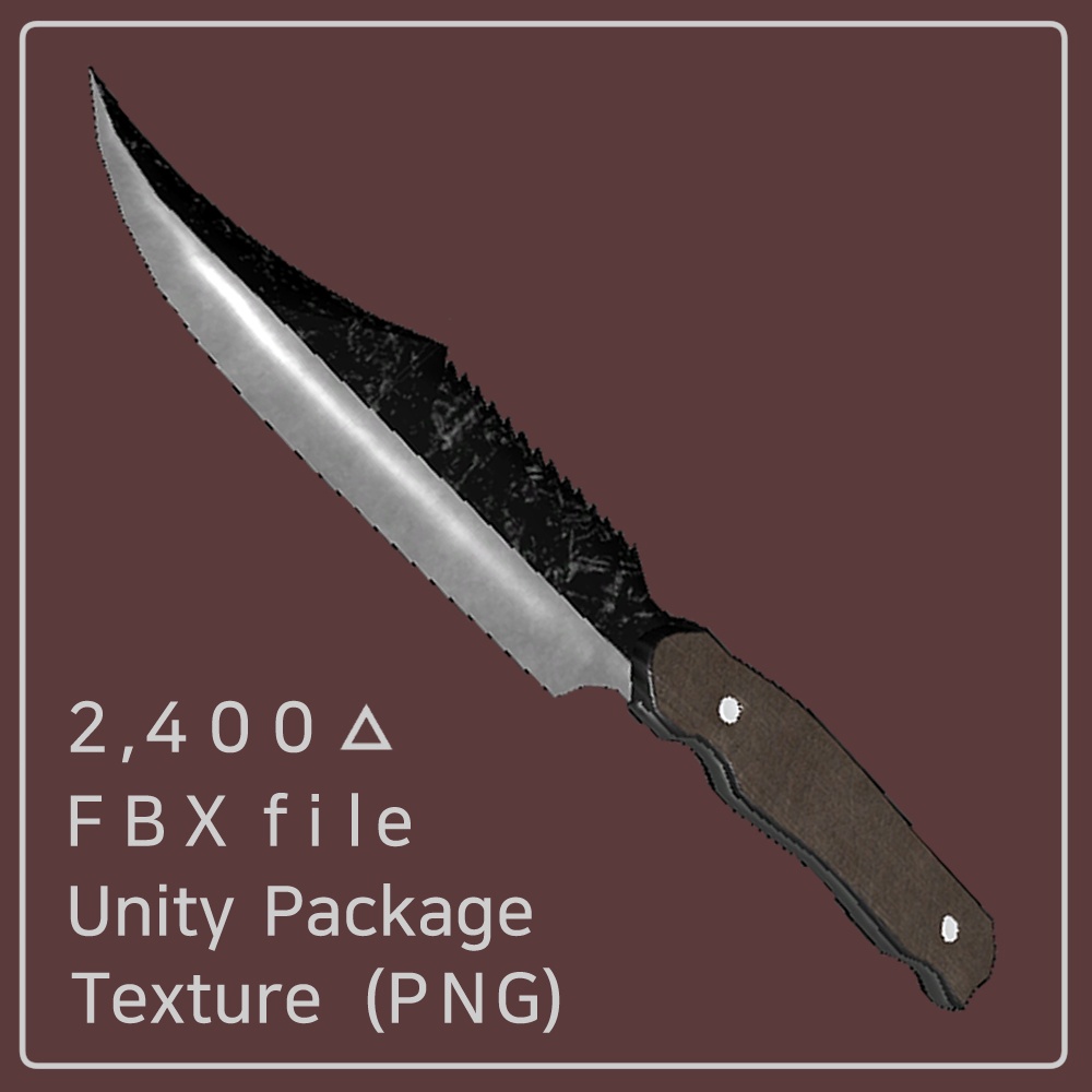 【３Dモデル】ただのknife