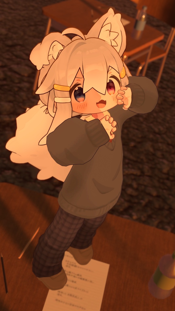 【無料】おはツイ Pose Set Vol.38【7種】