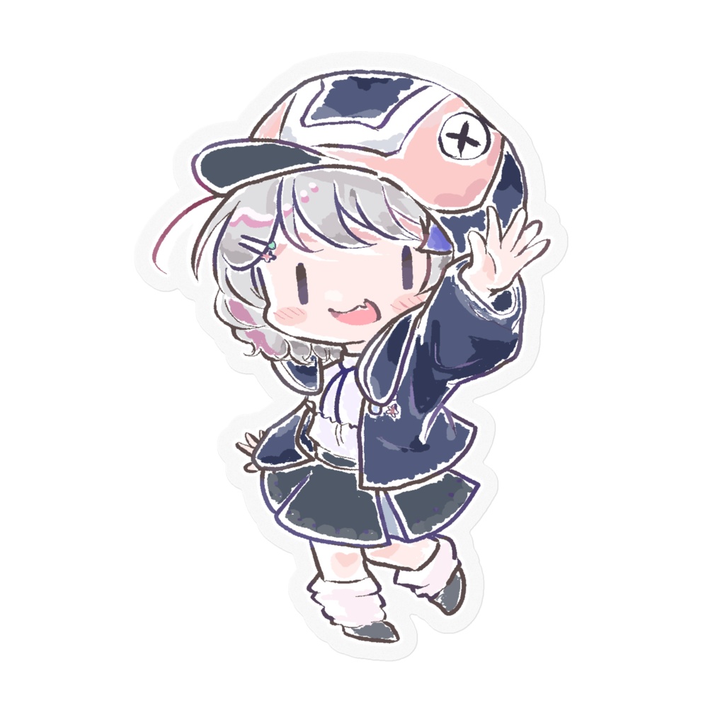 【クリア】まいとり2周年ステッカー【七梨ヒトデ】