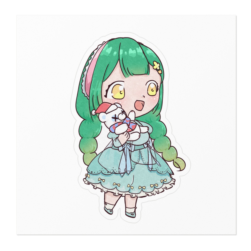 にんげんのステッカー🍀〜ジブラルタル人形を添えて〜