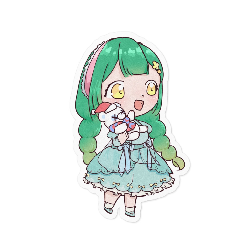 にんげんのステッカー🍀〜ジブラルタル人形を添えて〜