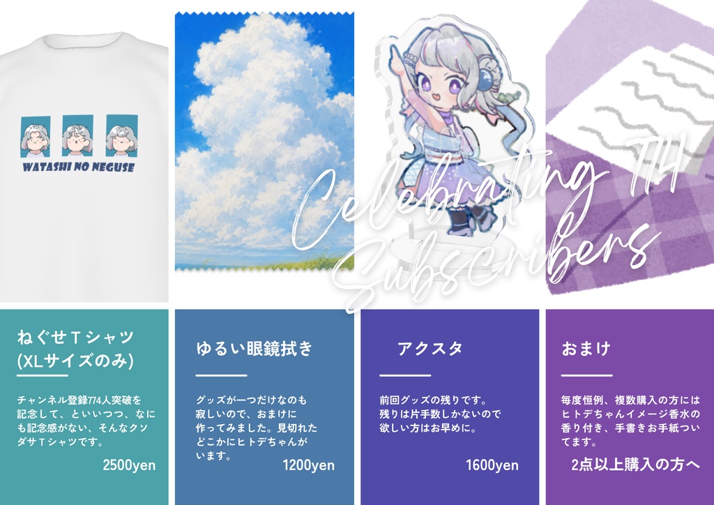 774突破記念グッズ