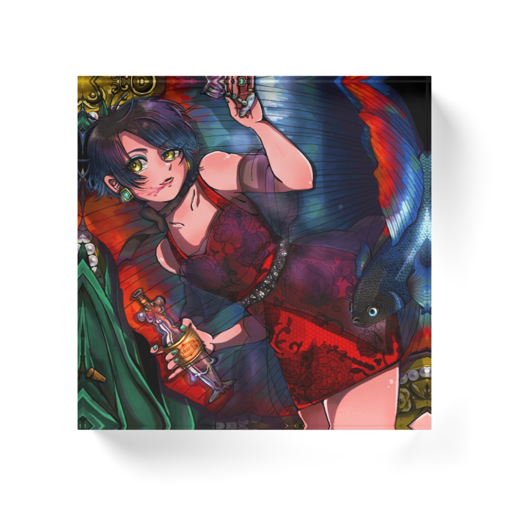 アクリル水槽の熱帯魚