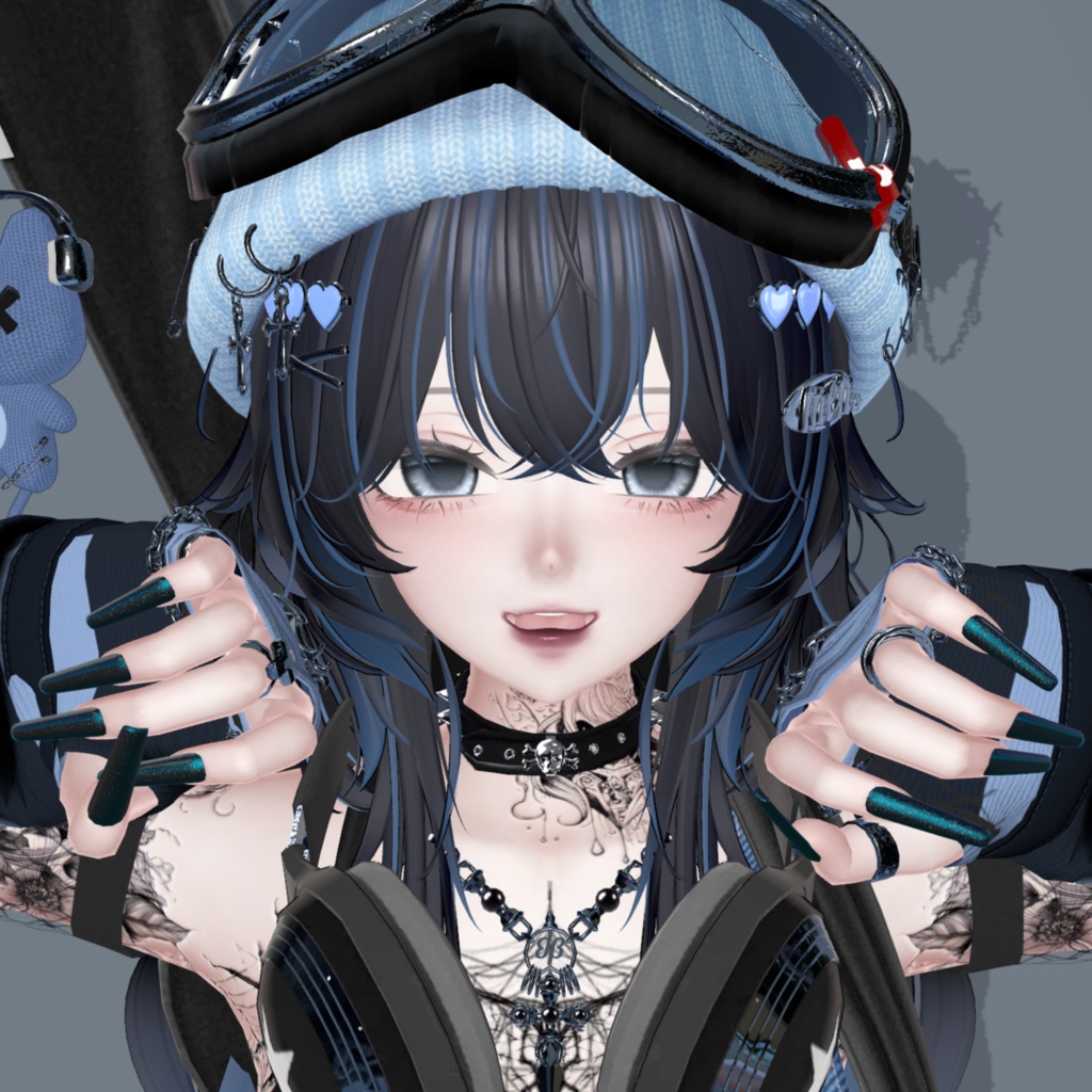 【全13アバター対応】Long nail