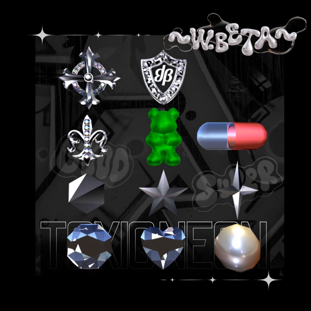 【15アバター対応】Toxic Neon Clogs