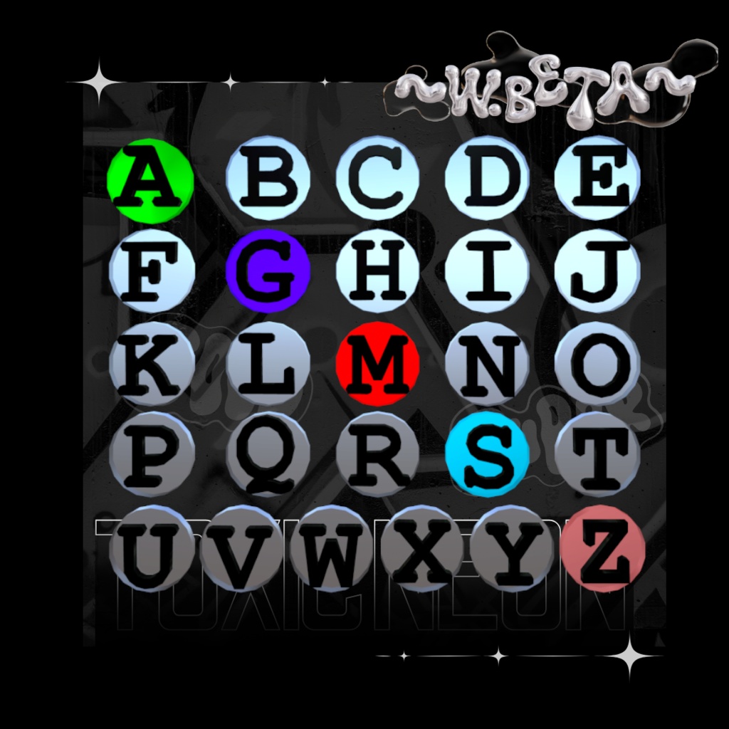 【15アバター対応】Toxic Neon Clogs